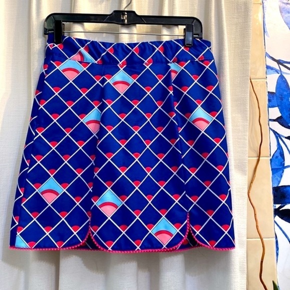 NWOT Women’s EP Pro Blue and Pink Golf Skort Size Small - Picture 2 of 7